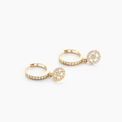 Marc Orian Bijoux Zirconium|Créoles > Créoles Donatello Or Jaune Oxyde De Zirconium