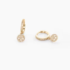 Marc Orian Bijoux Zirconium|Créoles > Créoles Donatello Or Jaune Oxyde De Zirconium