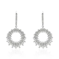 Marc Orian Créoles Argent|Bijoux Zirconium > Créoles Doretta Argent Blanc Oxyde De Zirconium