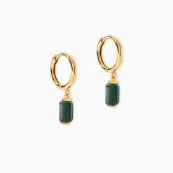 Marc Orian Créoles|Créoles Femme > Créoles Ean Or Jaune Malachite