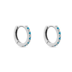 Marc Orian Créoles Argent|Bijoux Zirconium > Créoles Elga Argent Blanc Oxyde De Zirconium