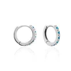 Marc Orian Créoles Argent|Bijoux Zirconium > Créoles Elga Argent Blanc Oxyde De Zirconium