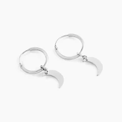 Marc Orian Créoles Argent|Créoles > Créoles Elvyn Argent Blanc