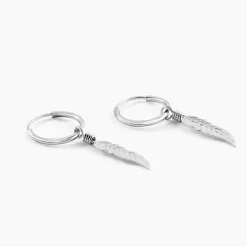 Marc Orian Créoles Argent|Créoles > Créoles Elvyn Argent Blanc