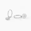 Marc Orian Créoles Argent|Bijoux Zirconium > Créoles Embelia Argent Blanc Oxyde De Zirconium