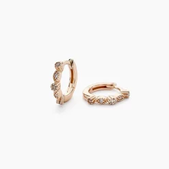 Marc Orian Créoles Argent|Bijoux Zirconium > Créoles Eugenie Argent Rose Oxyde De Zirconium argent rose oxyde champagne