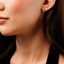 Marc Orian Créoles Argent|Bijoux Zirconium > Créoles Felisa Argent Blanc Oxyde De Zirconium