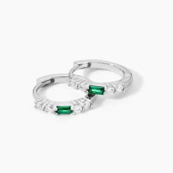 Marc Orian Créoles Argent|Bijoux Zirconium > Créoles Felisa Argent Blanc Oxyde De Zirconium