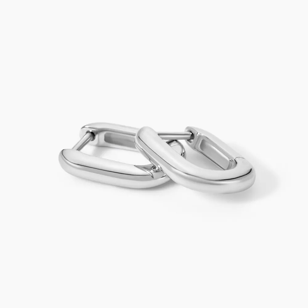 Marc Orian Créoles Argent|Créoles > Créoles Florida Argent Blanc