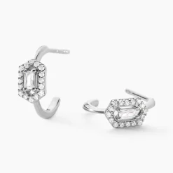 Marc Orian Créoles Argent|Bijoux Zirconium > Créoles Gia Argent Blanc Oxyde De Zirconium