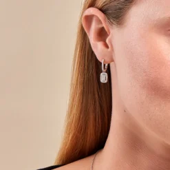 Marc Orian Créoles Argent|Bijoux Zirconium > Créoles Gia Argent Blanc Oxyde De Zirconium