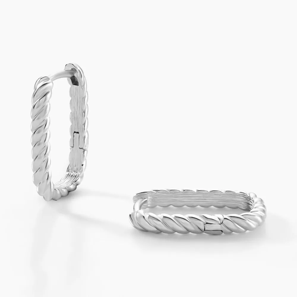 Marc Orian Créoles Argent|Créoles > Créoles Hari Argent Argenté