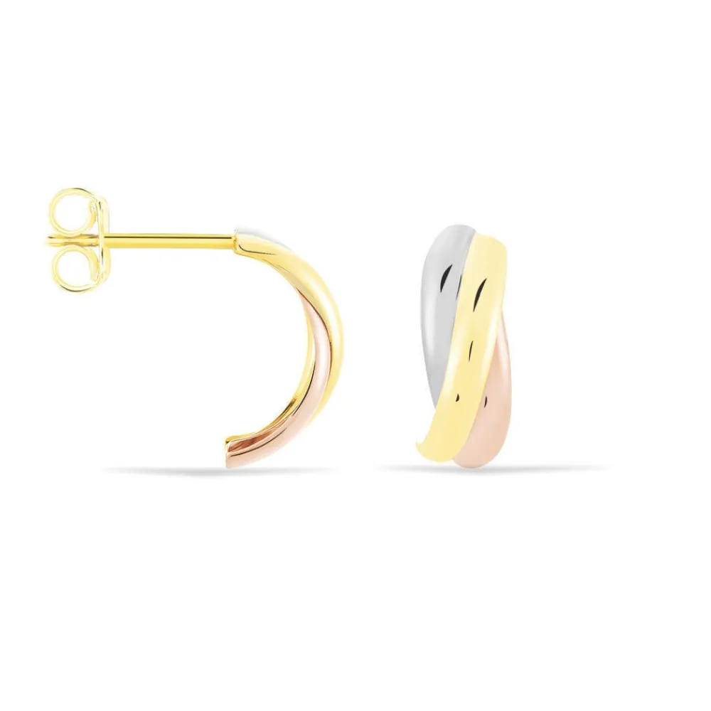 Marc Orian Créoles|Créoles Femme > Créoles Igora Or Tricolore