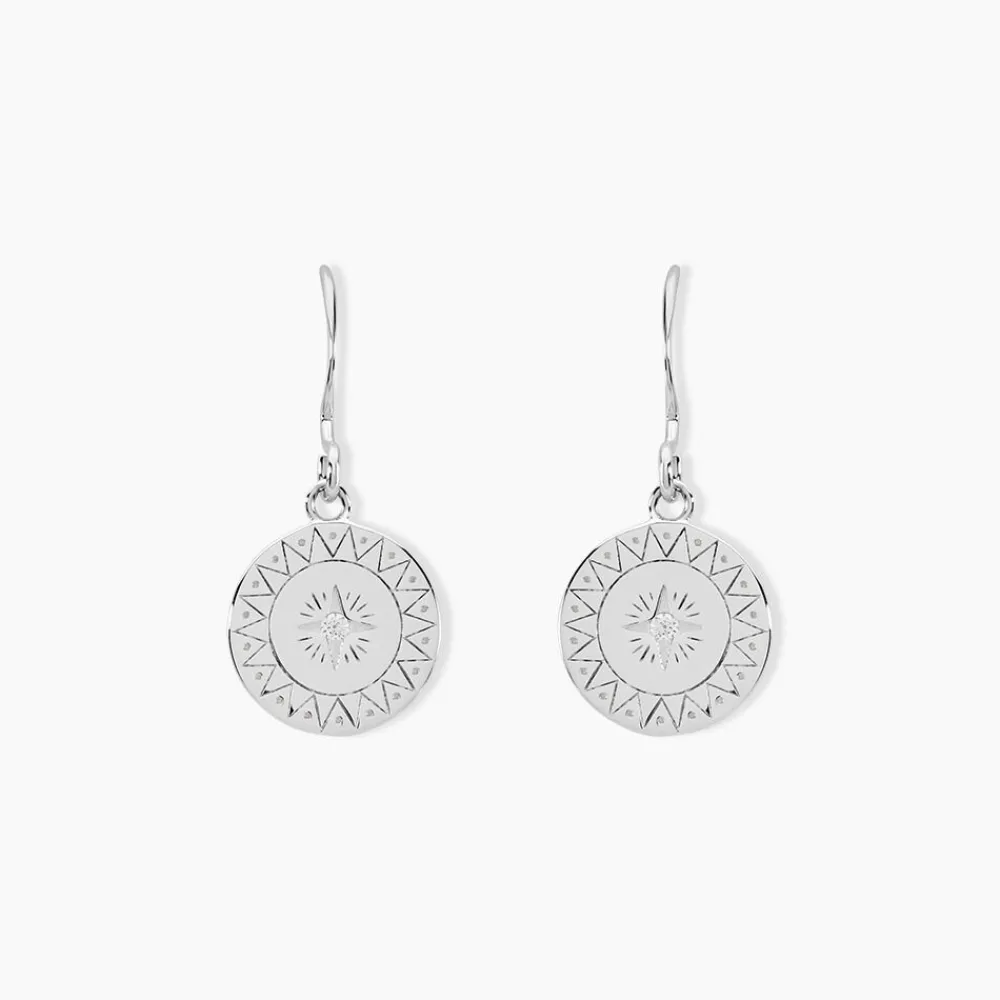 Marc Orian Créoles Argent|Bijoux Zirconium > Créoles Isra Argent Blanc Oxyde De Zirconium