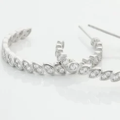 Marc Orian Créoles Argent|Bijoux Zirconium > Créoles Juan Argent Blanc Oxyde De Zirconium