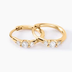 Marc Orian Cadeaux Mariage|Parures De Mariage > Créoles Kaelee Or Jaune Diamant Synthétique