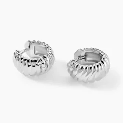 Marc Orian Créoles Argent|Créoles > Créoles Leocadie Argent Blanc