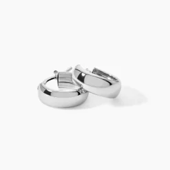 Marc Orian Créoles Argent|Créoles > Créoles Lisa Argent Blanc