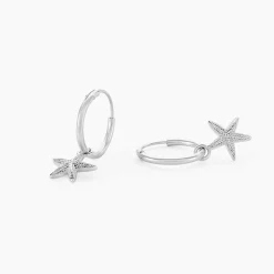 Marc Orian Créoles Argent|Créoles > Créoles Lupita Argent Blanc