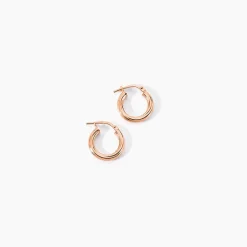 Marc Orian Créoles Argent|Créoles > Créoles Maia Argent Rose