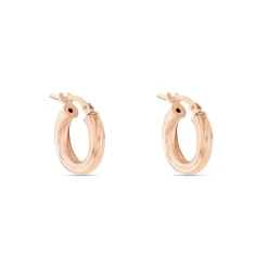 Marc Orian Créoles Argent|Créoles > Créoles Maia Argent Rose