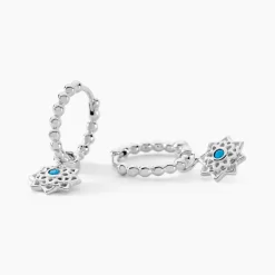 Marc Orian Créoles Argent|Bijoux Zirconium > Créoles Meissa Argent Blanc Oxyde De Zirconium
