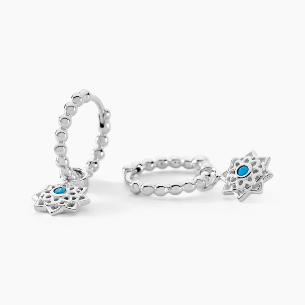 Marc Orian Créoles Argent|Bijoux Zirconium > Créoles Meissa Argent Blanc Oxyde De Zirconium