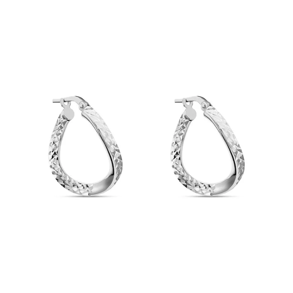 Marc Orian Créoles Argent|Créoles > Créoles Moheli Argent Blanc