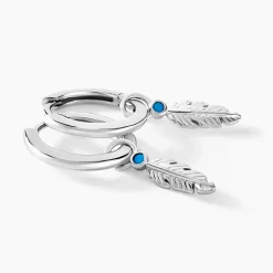 Marc Orian Créoles Argent|Créoles > Créoles Nahara Argent Blanc Oxyde De Zirconium