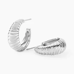 Marc Orian Créoles Argent|Créoles > Créoles Oksanne Argent Blanc