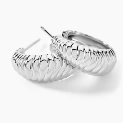 Marc Orian Créoles Argent|Créoles > Créoles Oksanne Argent Blanc