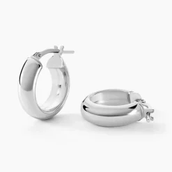 Marc Orian Créoles Argent|Créoles > Créoles Oreli Argent Blanc