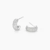 Marc Orian Créoles Argent|Bijoux Zirconium > Créoles Palome Argent Blanc Oxyde De Zirconium