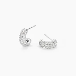 Marc Orian Créoles Argent|Bijoux Zirconium > Créoles Palome Argent Blanc Oxyde De Zirconium