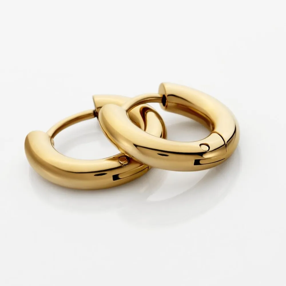 PHEBUS HIM Créoles|Bijoux Homme > Créoles Acier Doré