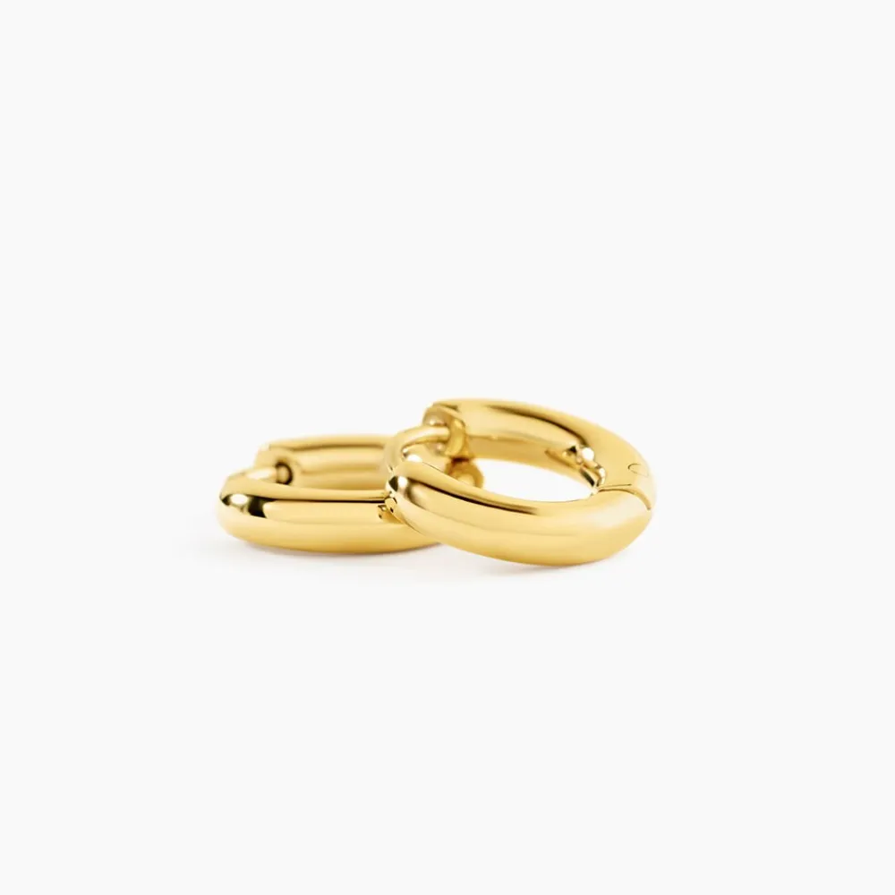 PHEBUS HIM Créoles|Bijoux Homme > Créoles Acier Doré