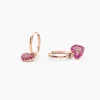 Marc Orian Créoles Argent|Bijoux Zirconium > Créoles Reflets Romantiques Argent Rose Oxyde De Zirconium