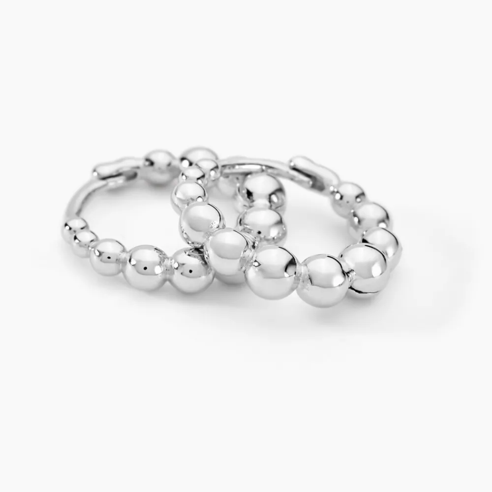 Marc Orian Créoles Argent|Créoles > Créoles Safana Argent Blanc
