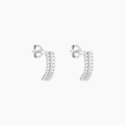Marc Orian Créoles Argent|Bijoux Zirconium > Créoles Sophie Rondes Argent Blanc Oxyde De Zirconium
