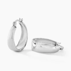 Marc Orian Créoles Argent|Créoles > Créoles Suliac Argent Blanc