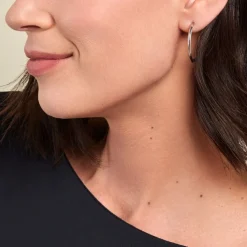 Marc Orian Créoles|Créoles Femme > Créoles Tahaa Acier Blanc