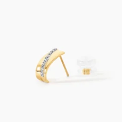 Marc Orian Bijoux Or|Créoles > Créoles Timira Or Jaune Diamant
