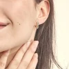 Marc Orian Boucles D'Oreilles Strass|Créoles > Créoles Ursella Or Jaune Strass