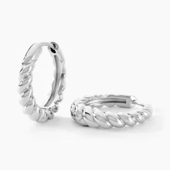 Marc Orian Créoles Argent|Créoles > Créoles Ysanne Argent Blanc
