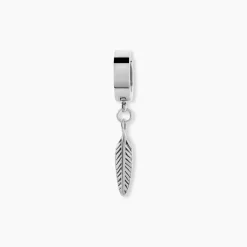 Marc Orian Créoles|Bijoux Homme > Créole Unitaire Acier Blanc Gvennig
