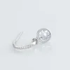 Marc Orian Créoles Argent|Bijoux Zirconium > Créole Unitaire Ancelin Rondes Argent Blanc Oxyde De Zirconium