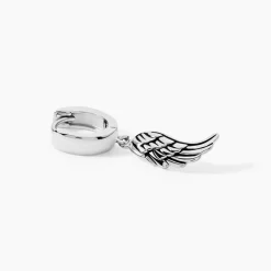 Marc Orian Créoles Argent|Créoles > Créole Unitaire Argent Blanc Elias