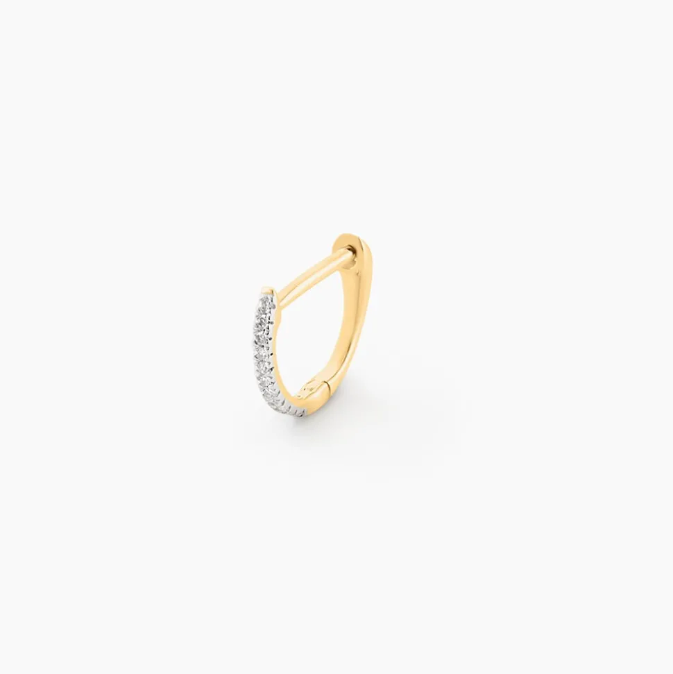 Créole Unitaire Aryanna Or Jaune Diamant