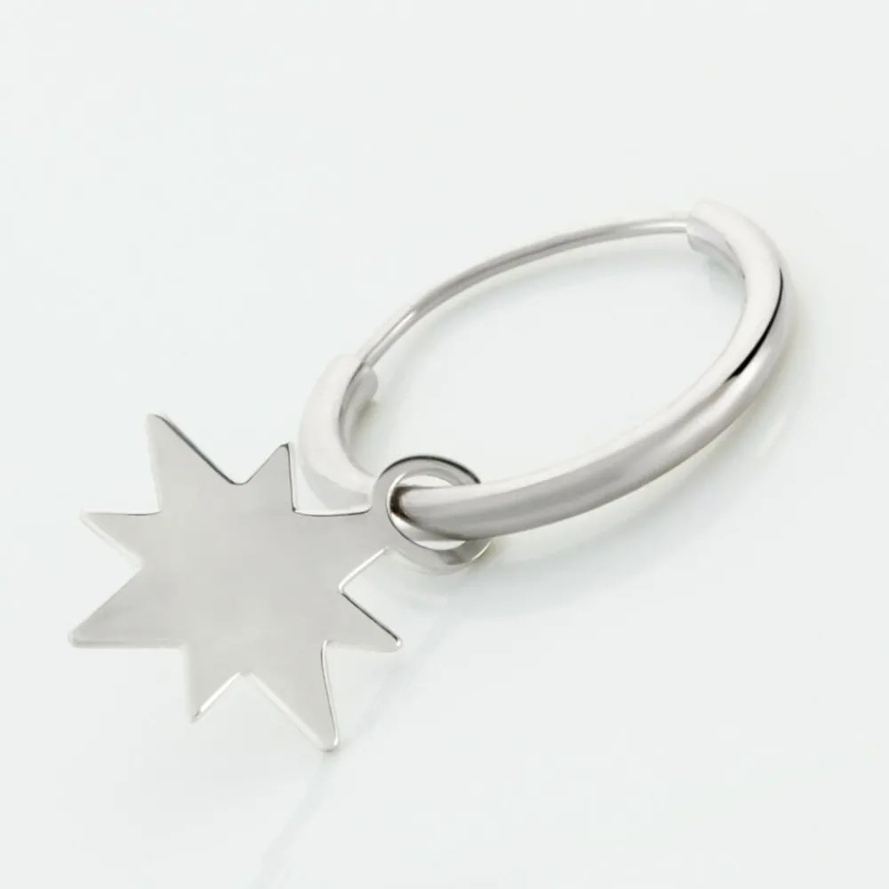 Marc Orian Créoles Argent|Créoles > Créole Unitaire Cathryn Argent Blanc