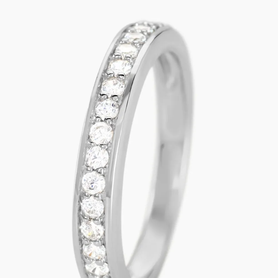 Demi Alliance Heket Argent Blanc Oxyde De Zirconium
